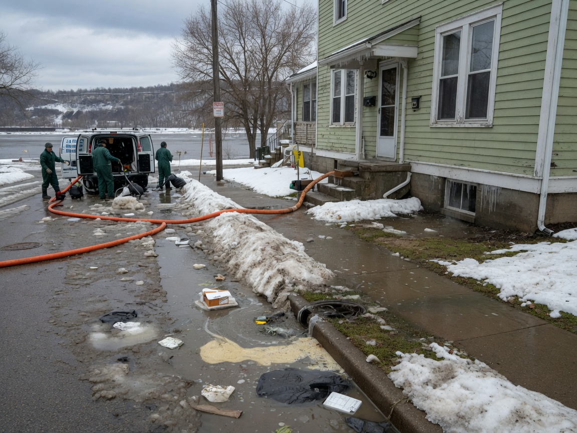 How Spring Snowmelt Triggers Sewage Backups in La Crosse